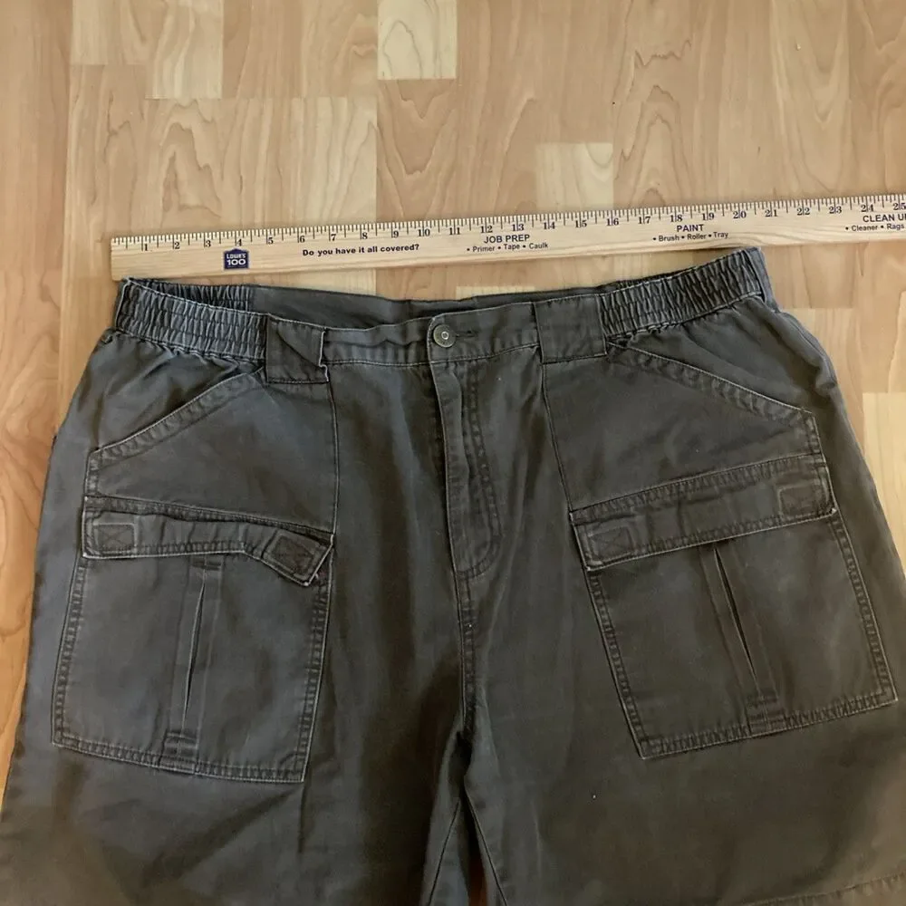 Cabelas Mens Cargo Shorts  Size 44 Outdoor Cotton Hiking Fishing Lot Of 2